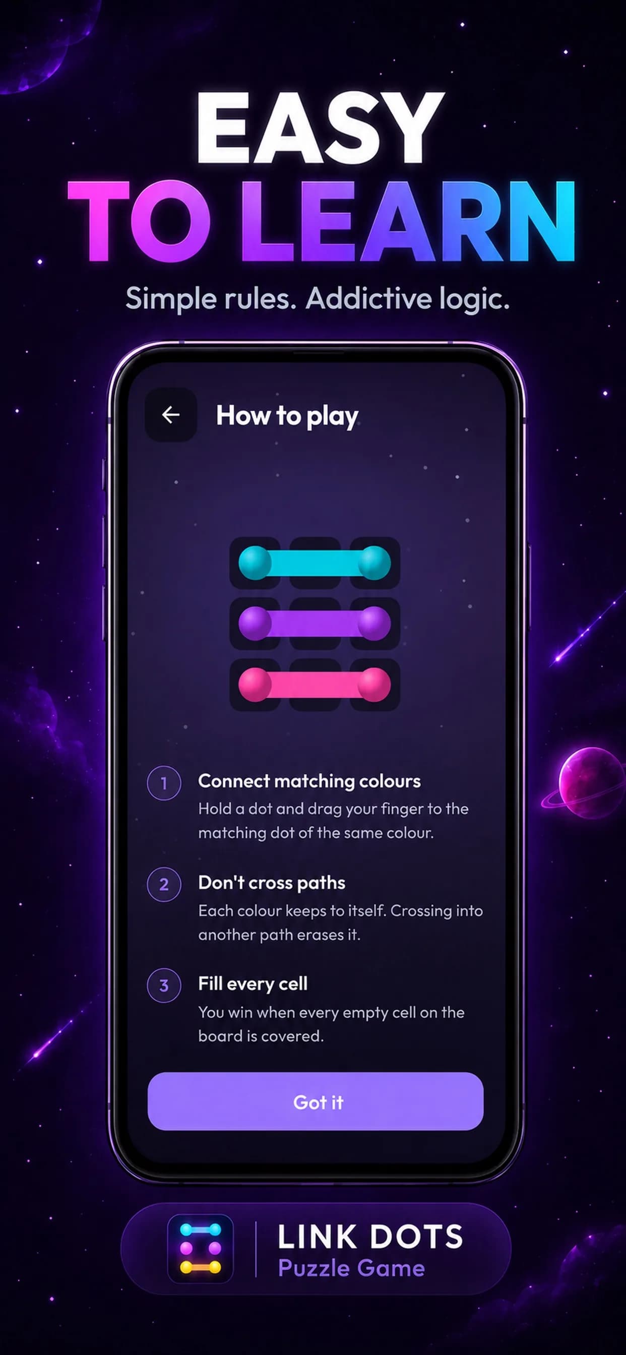 Link Dots on iPhone, screen 5