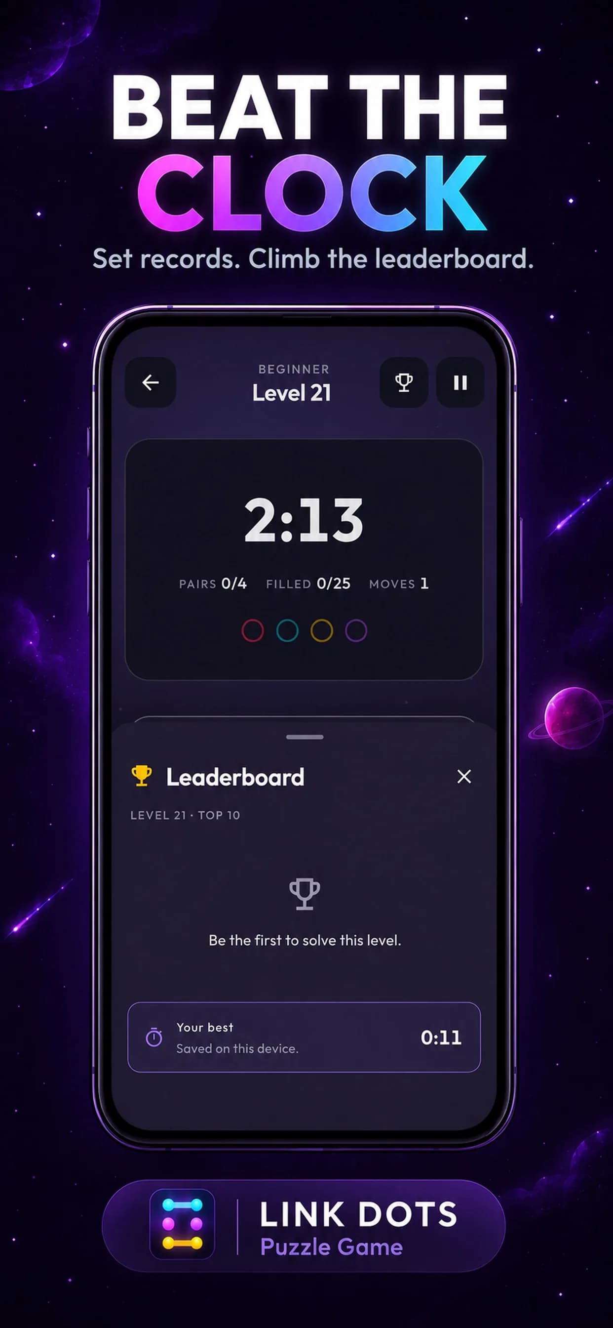 Link Dots on iPhone, screen 6