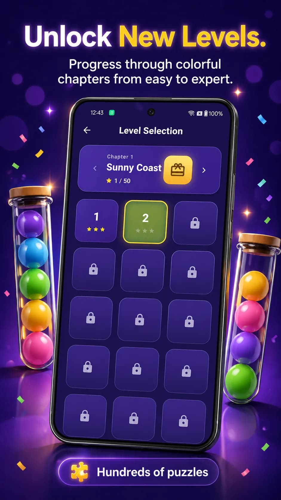 Sortique on Android phone, screen 4