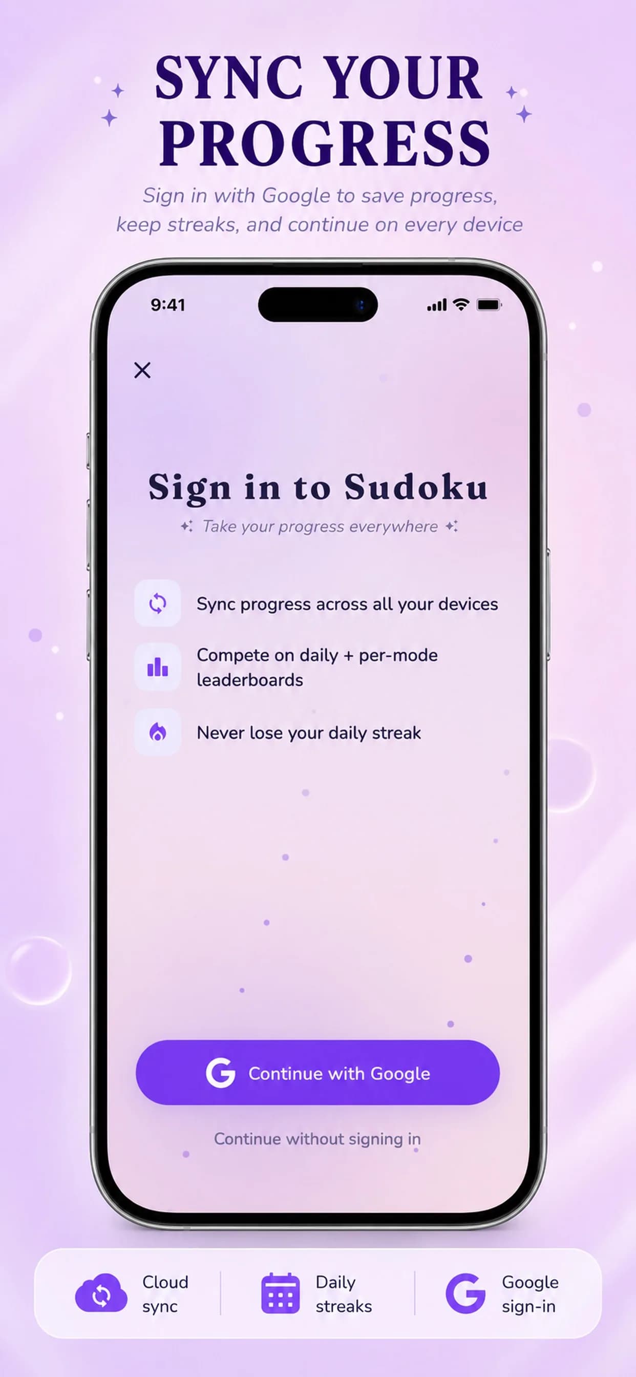 Sudoku Breeze on iPhone, screen 8