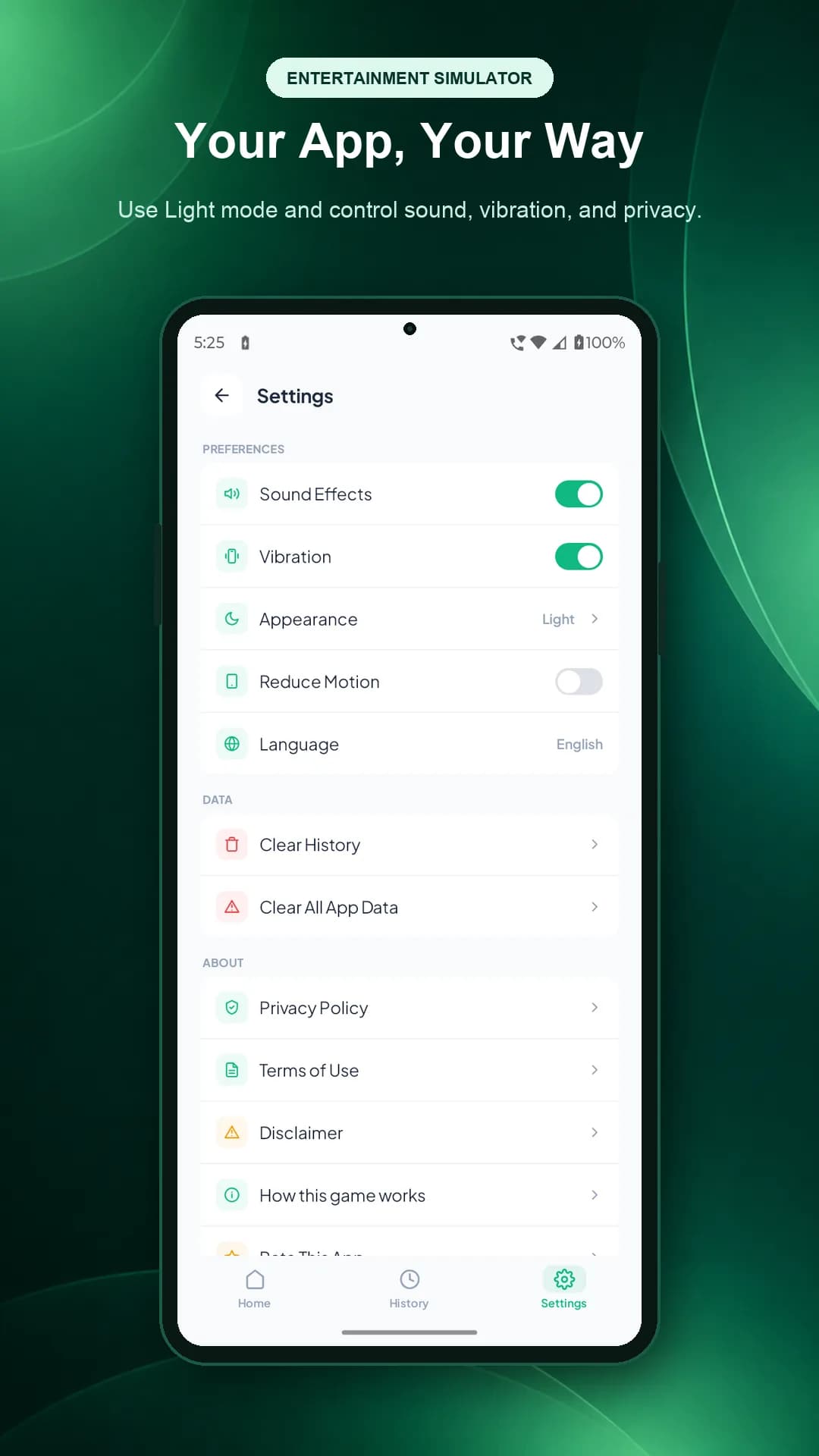 Unblock Simulator on Android phone, screen 5