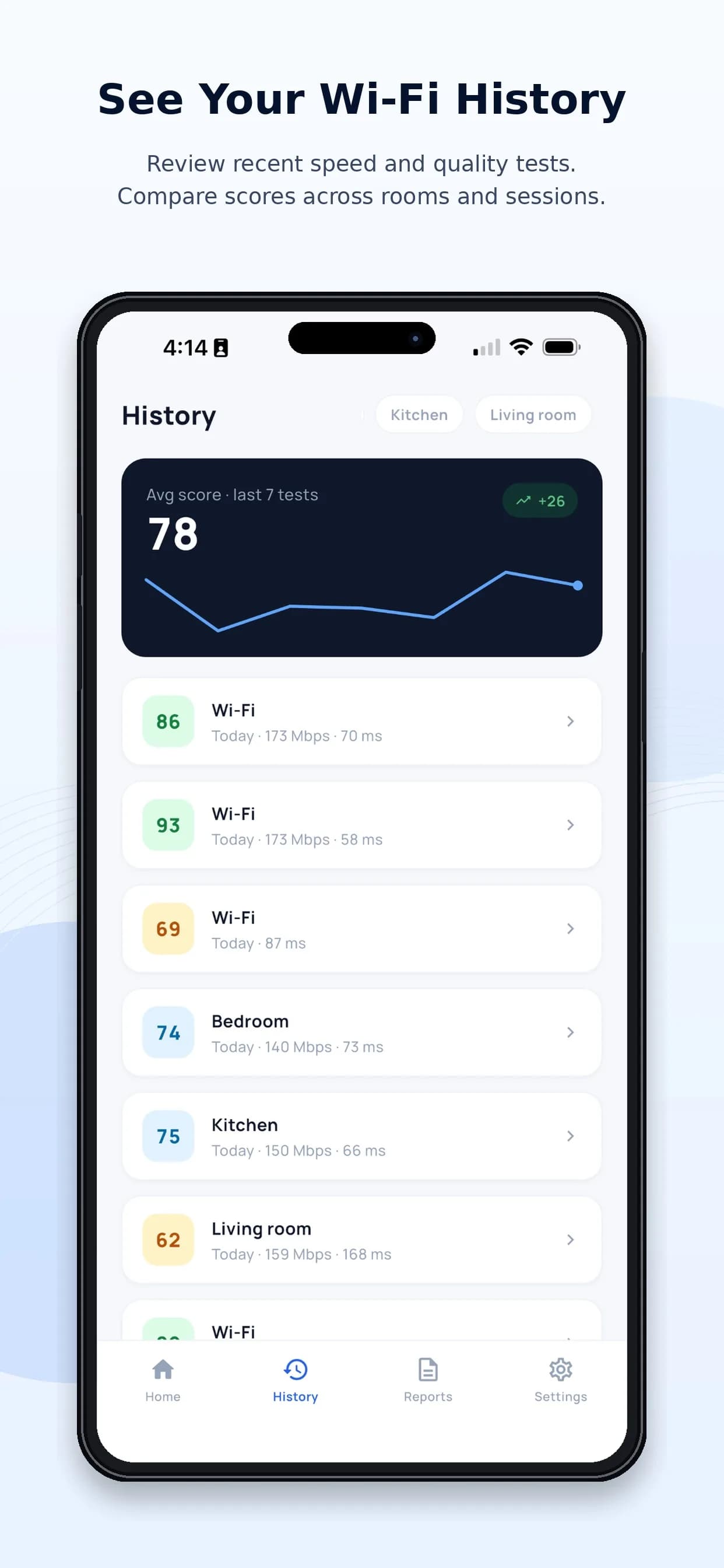 Wi-Fi Range & Speed Tester on iPhone, screen 5